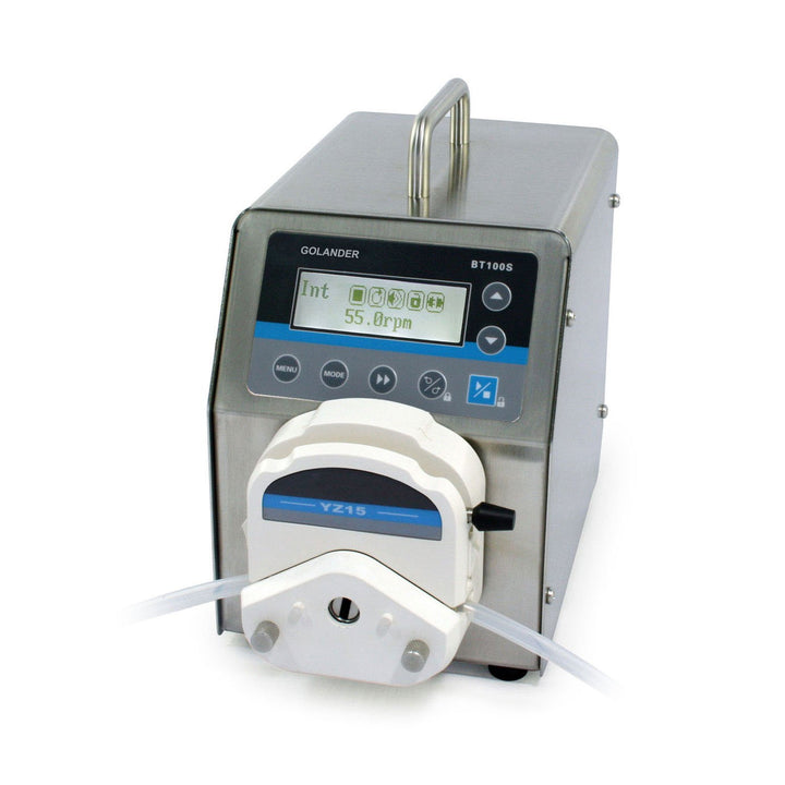 Golander Peristaltikpumpe BT100S (YZ15), 0.1-150 rpm, Durchflussrate 0.006-420ml/min, 1 Kanal, YZ15