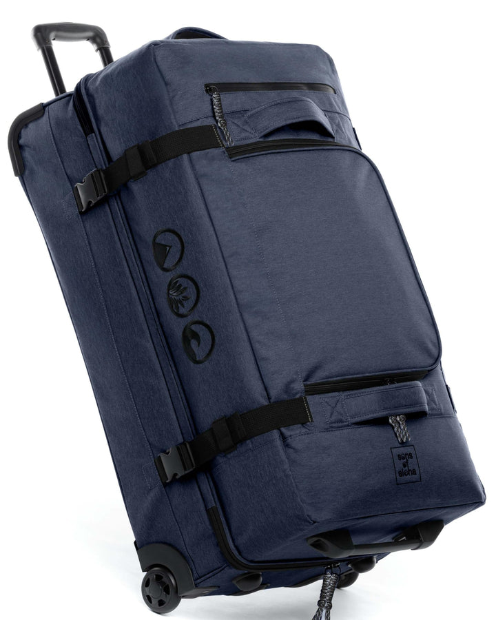 SONS OF ALOHA Grosse Reisetasche mit 2 Rollen Kane Rollkoffer 80 cm Koffer Sporttasche Reise-Trolley