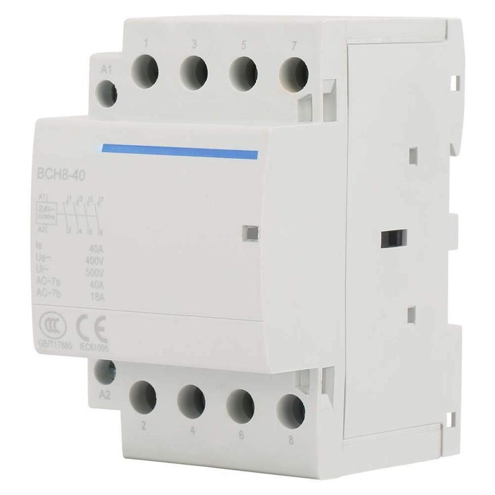 Wechselstromschütz, 4P 2NO2NC 40A 24V / 230V 50 / 60Hz Haushalts-Wechselstromschütz für Haushaltsanw