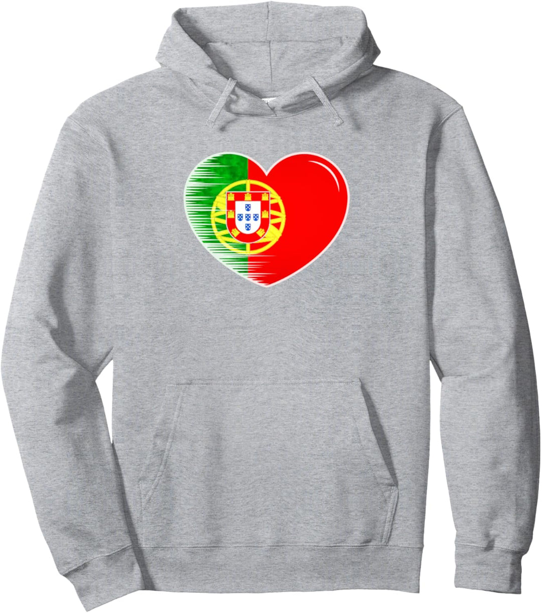 Ich liebe Portugal, meine Heimat, mein Land, Herz Portugal Pullover Hoodie