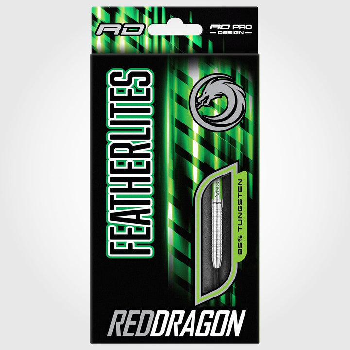 RED DRAGON Featherlite 2: 12g Tungsten Darts Set mit Flights und Schäfte