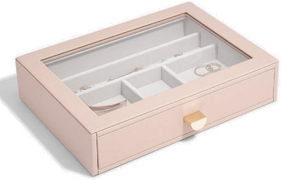 Stackers Blush Classic Jewellery Box Display Drawer Blush Pink, Blush Pink