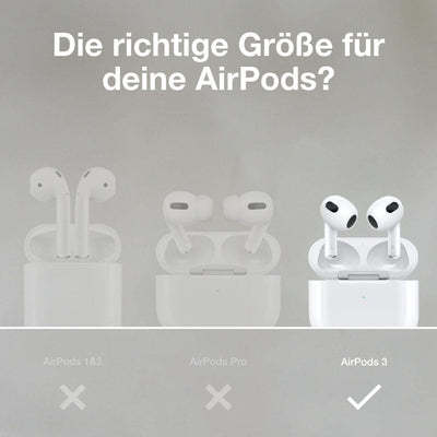 Woodcessories - Nachhaltiges Case kompatibel mit Airpods 3 Hülle Holz, Walnuss Holz, AirPods 3