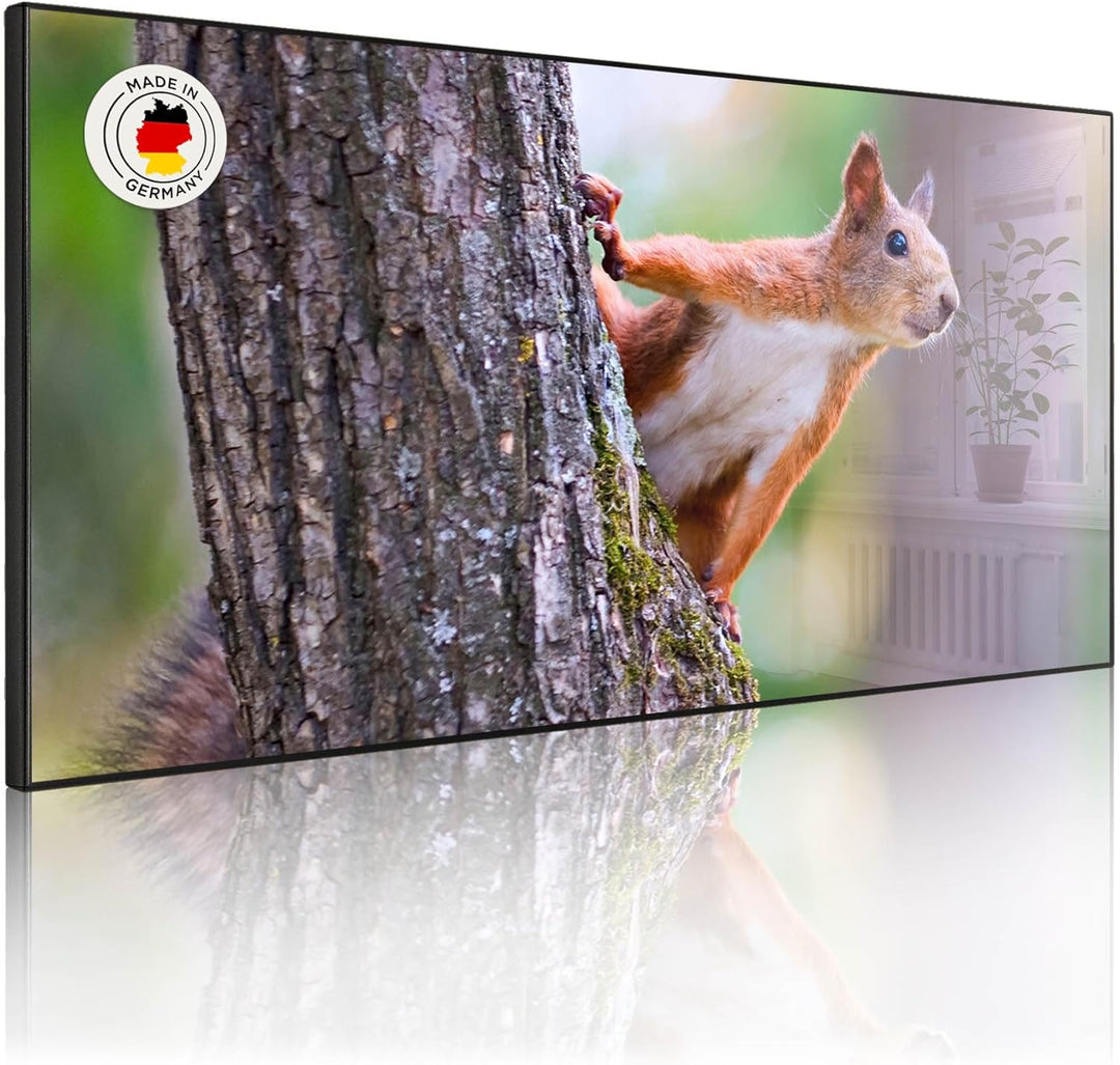 banjado Magnettafel schwarz 78 x 37cm / Magnetwand Metall/Magnetpinnwand als Memoboard/Pinnwand Magn