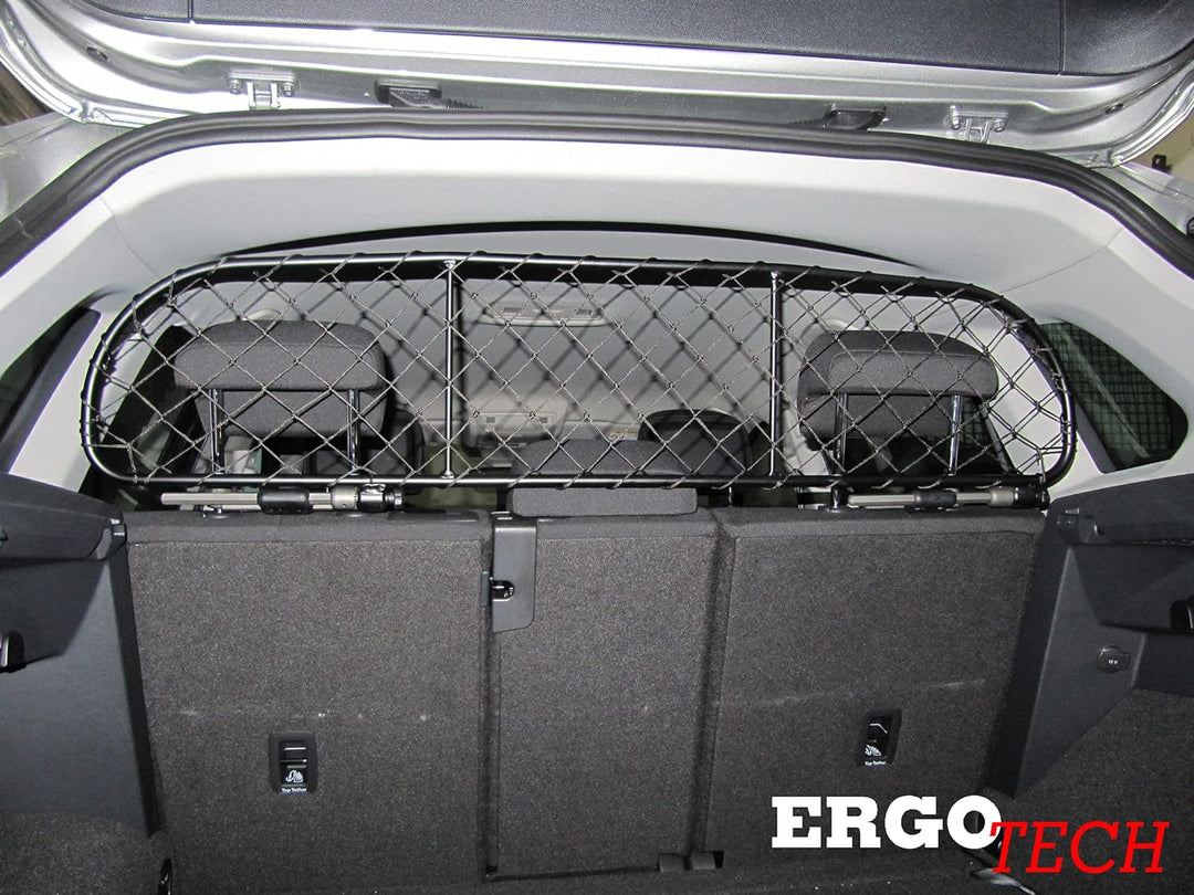 ERGOTECH Trennnetz Trenngitter kompatibel mit Volkswagen Tiguan (ab BJ 2016) RDA65-S8, für Hunde und