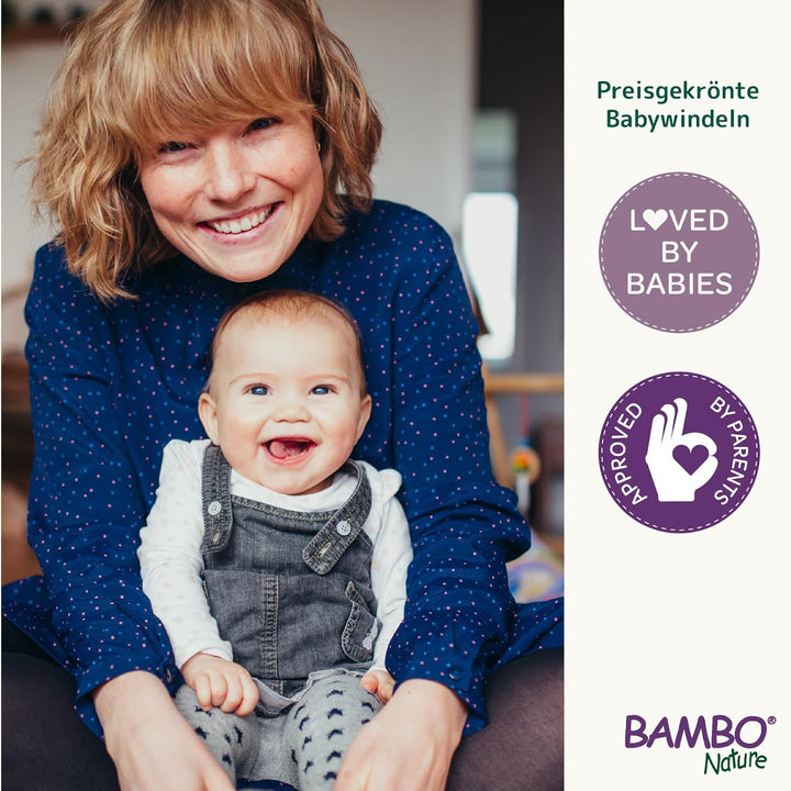 Bambo Nature Baby-Feuchttücher - 960 Tücher - 12er Vorratspack | Feuchtigkeitsspendende sanfte Tüche