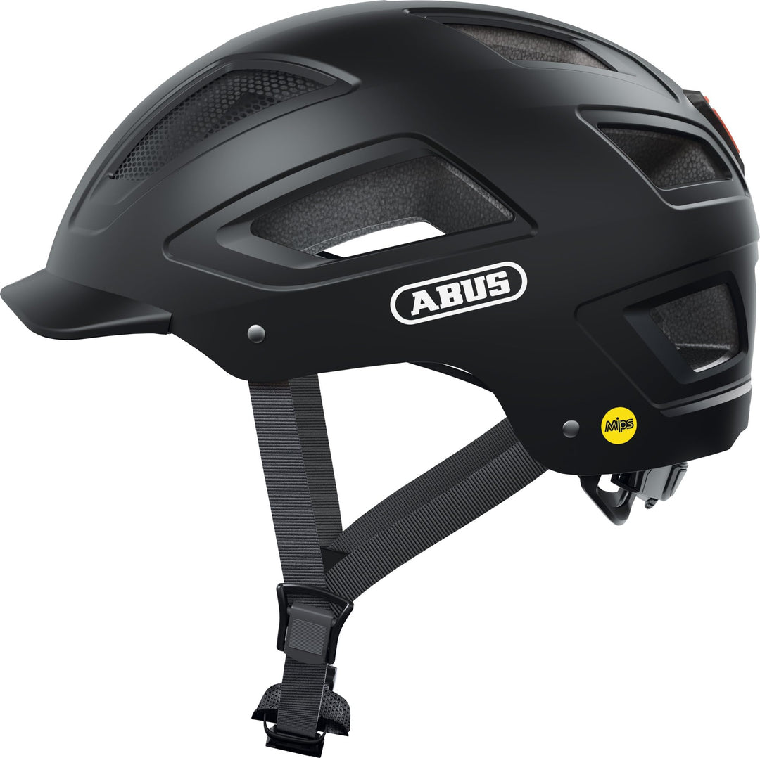 ABUS Stadthelm Hyban 2.0 MIPS - Fahrradhelm mit Rücklicht, ABS-Hartschale, Aufprallschutz - für Dame
