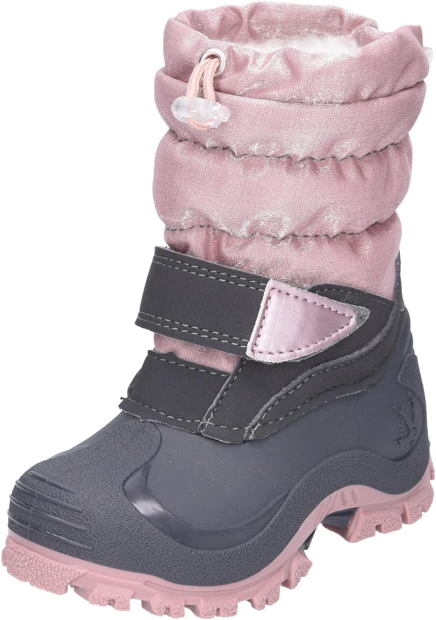 Lurchi Fjonna Kinderschuhe Mädchen Winterstiefel Boots Grau Freizeit 25 EU Rose, 25 EU Rose