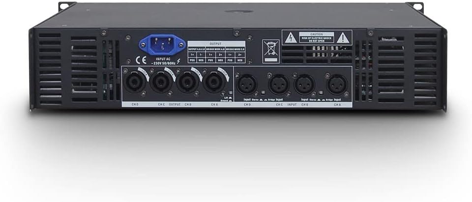 LD Systems DEEP2 4950 PA Endstufe 4 x 810 W 4 Ohm, 4 x 810 W