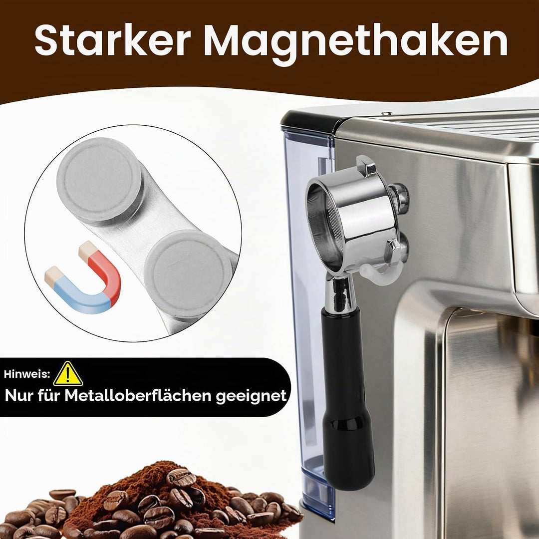 2 Stück Magnetischer Siebträger Halter, Siebträger Zubehör für Ninja Luxe Cafe Breville Maschinen, E