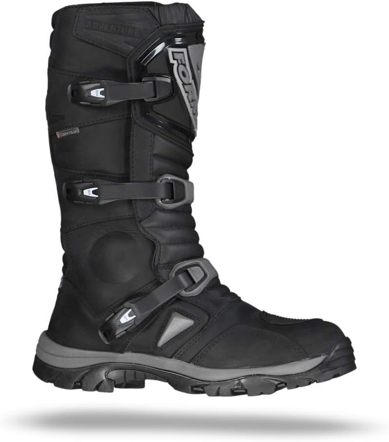 Forma Motorrad-Stiefel Adventure WP 48 EU Schwarz, 48 EU Schwarz
