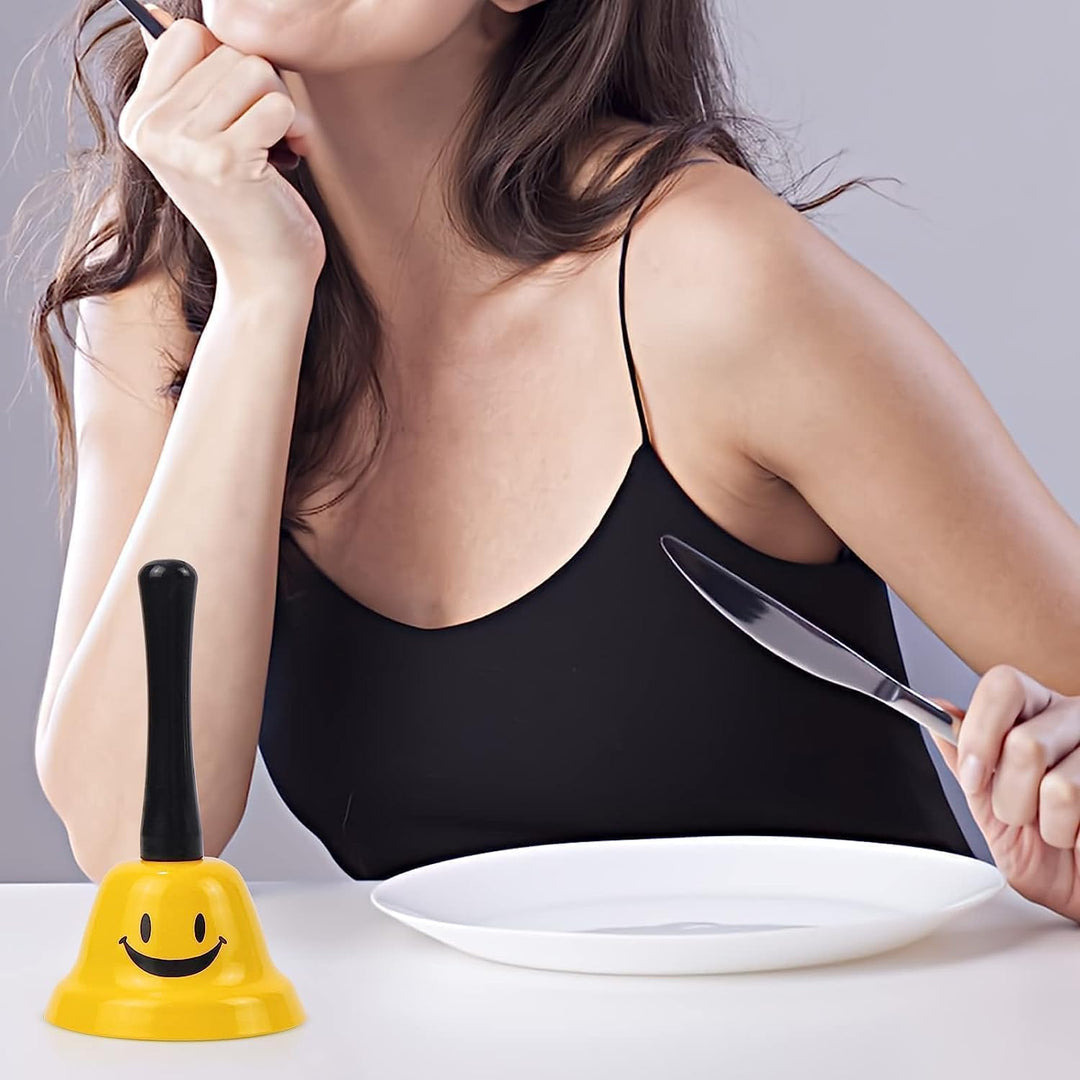 5 Stück Handglocke, Rezeptionsklingel Edelstahl Chrom Schelle Glocke Küche Glocken,Handglocke Glocke
