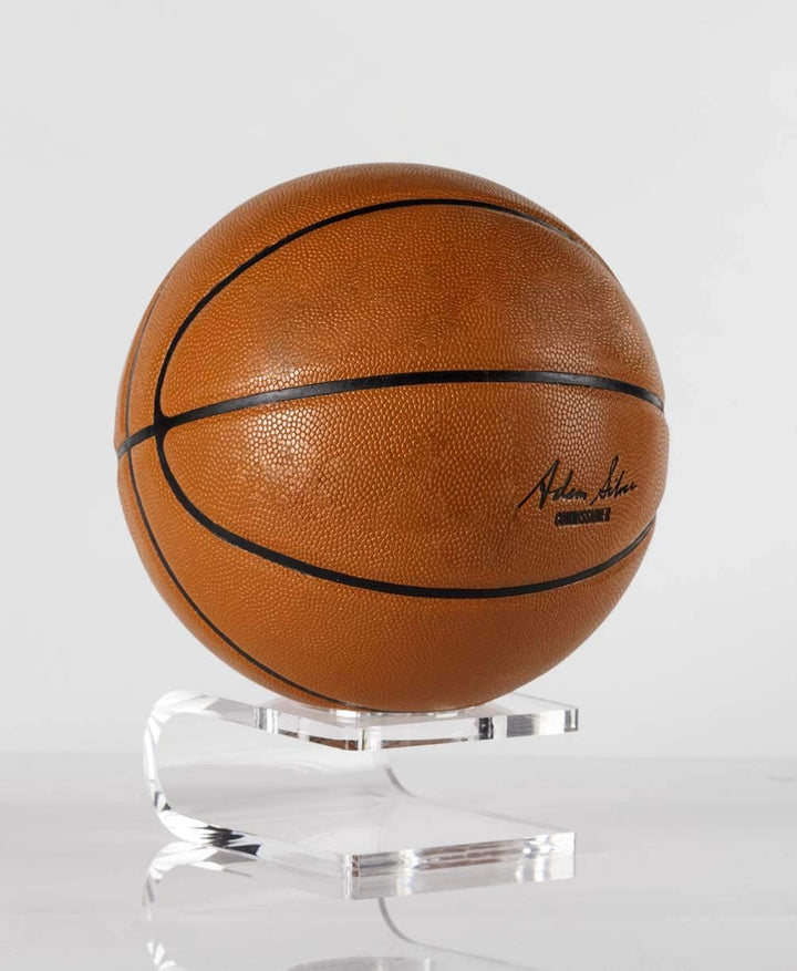 CAYB Design Ballhalter aus hochwertigem Acrylglas für Fussball, Basketball, Volleyball, Handball | S