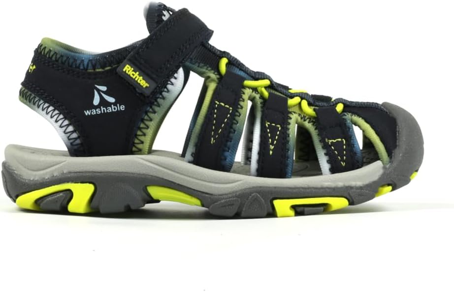 Richter Kinderschuhe Jungen Boulder Sandale 29 EU Steel, 29 EU Steel