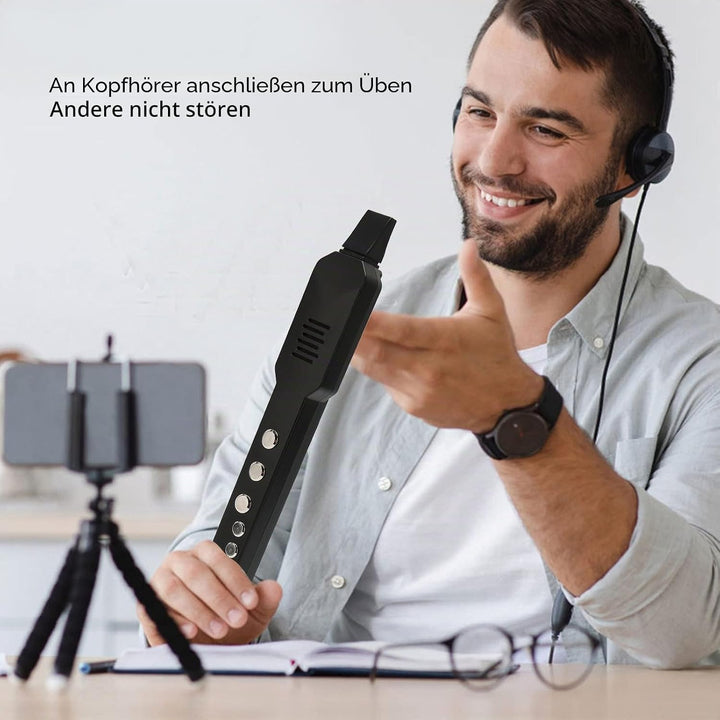 Elektronisches Blasinstrument, MIDI-Elektrosaxophon, 10 Klangoptionen, mit 12 Arten von Begleitung,