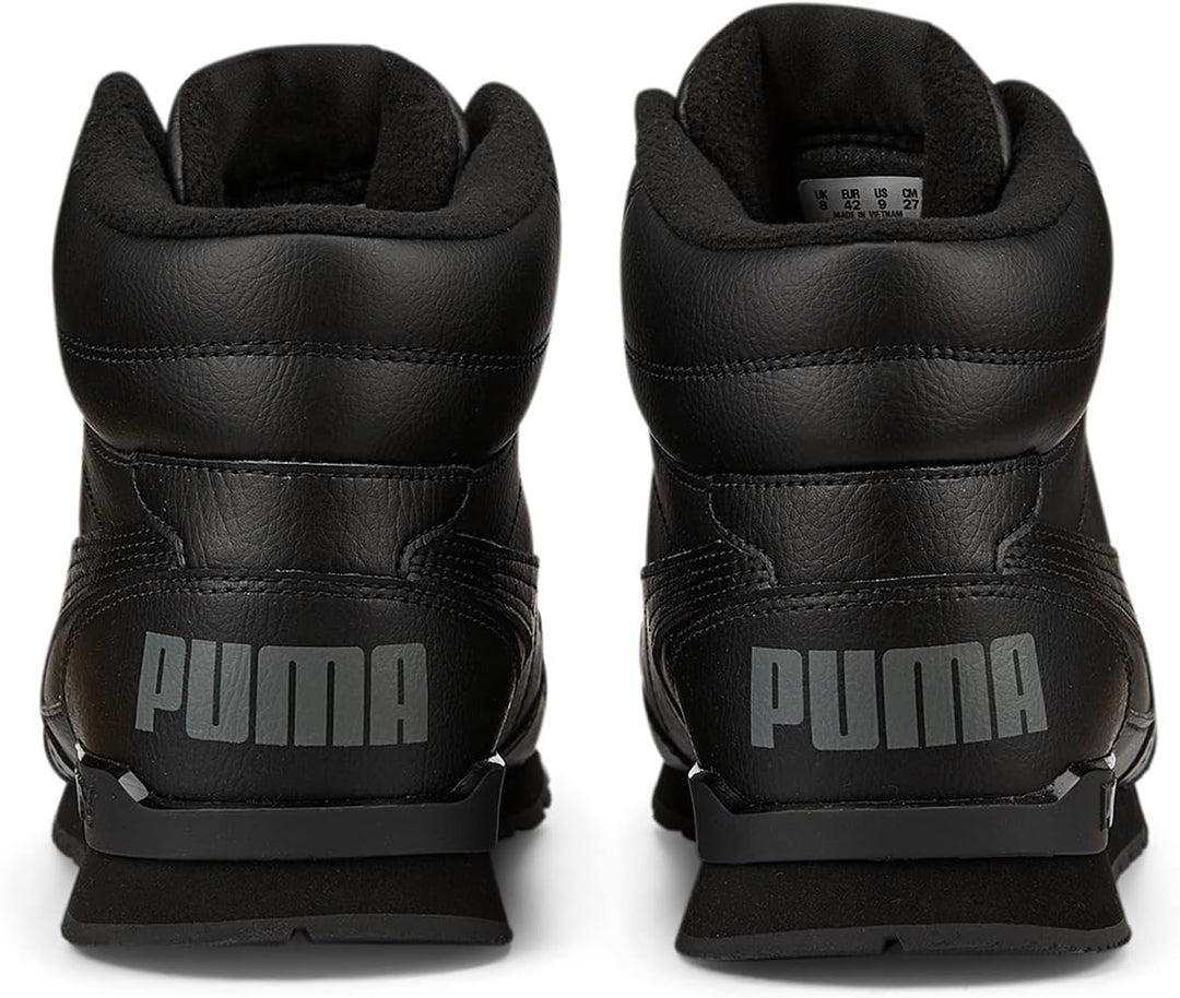 PUMA Unisex St Runner V3 Mid L Sneaker, Puma Black Puma Black Dark Shadow