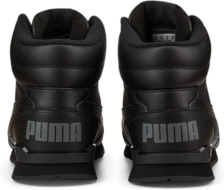 PUMA Unisex St Runner V3 Mid L Sneaker, Puma Black Puma Black Dark Shadow