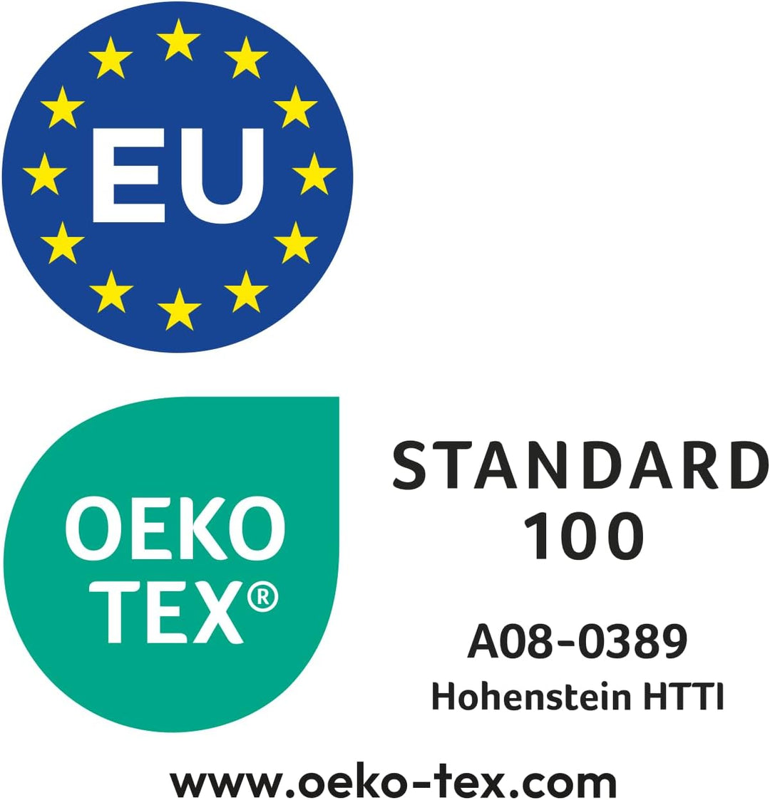 Homeoutfit24 Donau Gartenstuhlauflagen Hochlehner, 2er Set, Made in Europe, Gartenstühle Sitzauflage