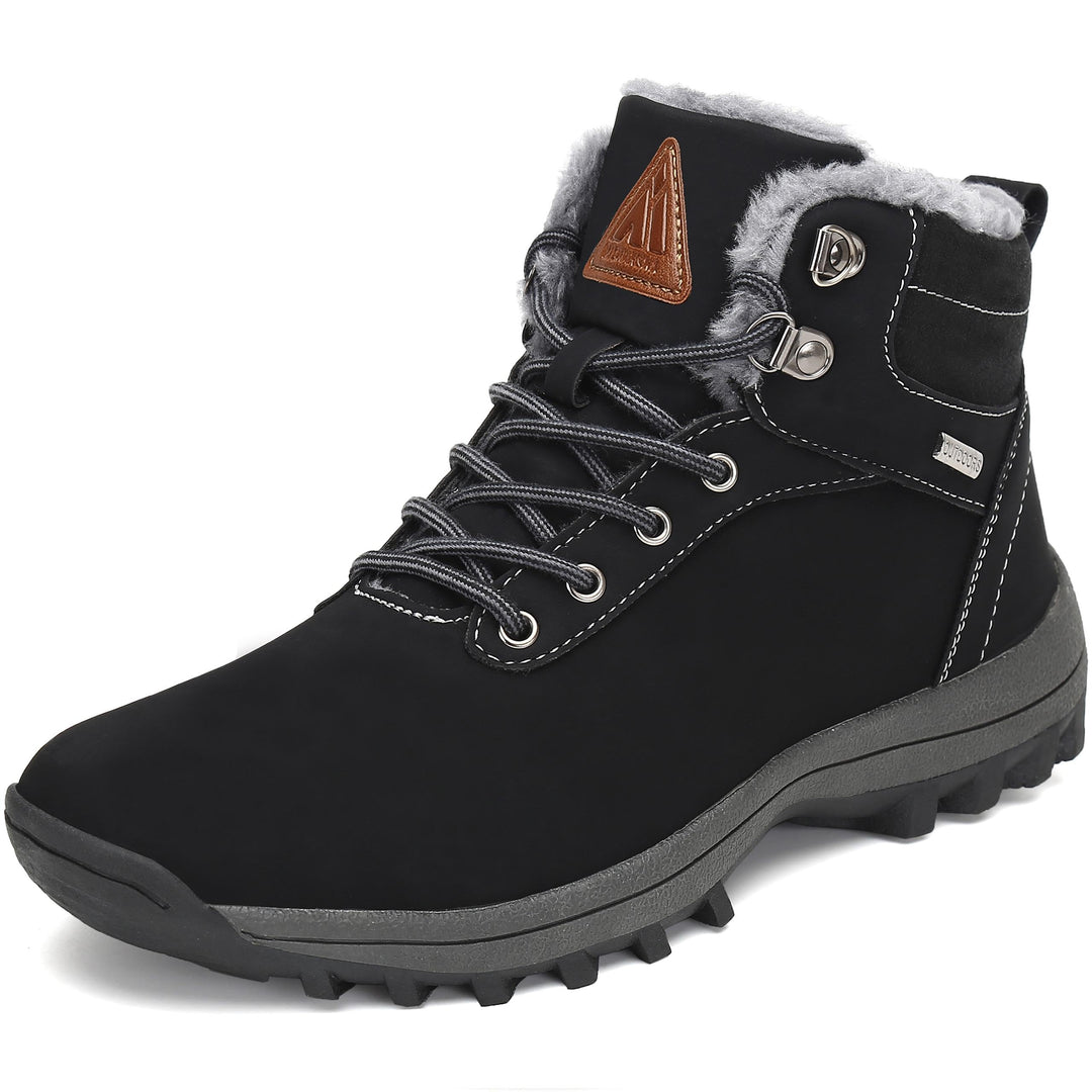 Mishansha Damen Herren Winterschuhe Warm Gefüttert Winterstiefel Wasserdicht Trekking Wanderschuhe G