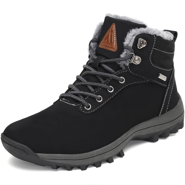 Mishansha Damen Herren Winterschuhe Warm Gefüttert Winterstiefel Wasserdicht Trekking Wanderschuhe G