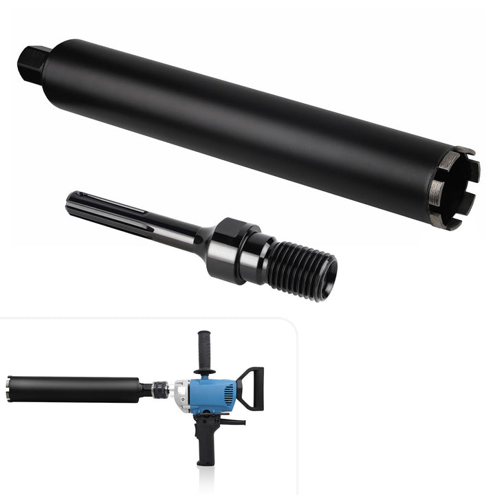 CPROSP 1¼" UNC Diamantbohrkrone mit SDS MAX Adapter, Kernbohrkrone DM 68 mm, L 420 mm, Kernbohrer fü