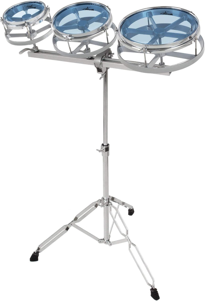 XDrum Rototoms - 6", 8", 10" Percussion Trommeln für Schlagzeug - Doppelstrebige Hardware und verste