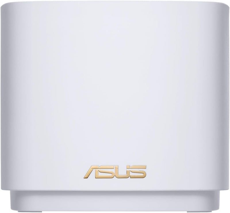 Asus Ai Mesh AX-WLAN System ZenWiFi XD4 Weiss kombinierbarer Router (1er Pack, AX1800 WiFi 6, 2x Gig
