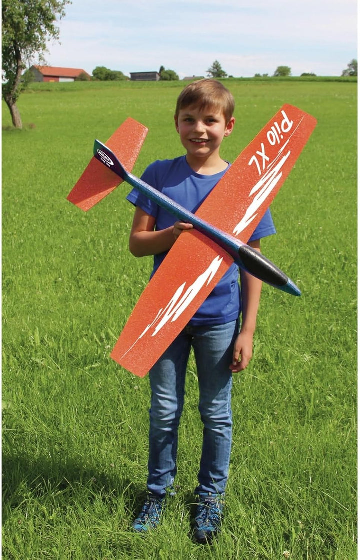 Schaumwurfgleiter 2in1 - Pilo XL - Super leicht (160g), Fast unzerstörbar, Höhenleitwerks für Loopin