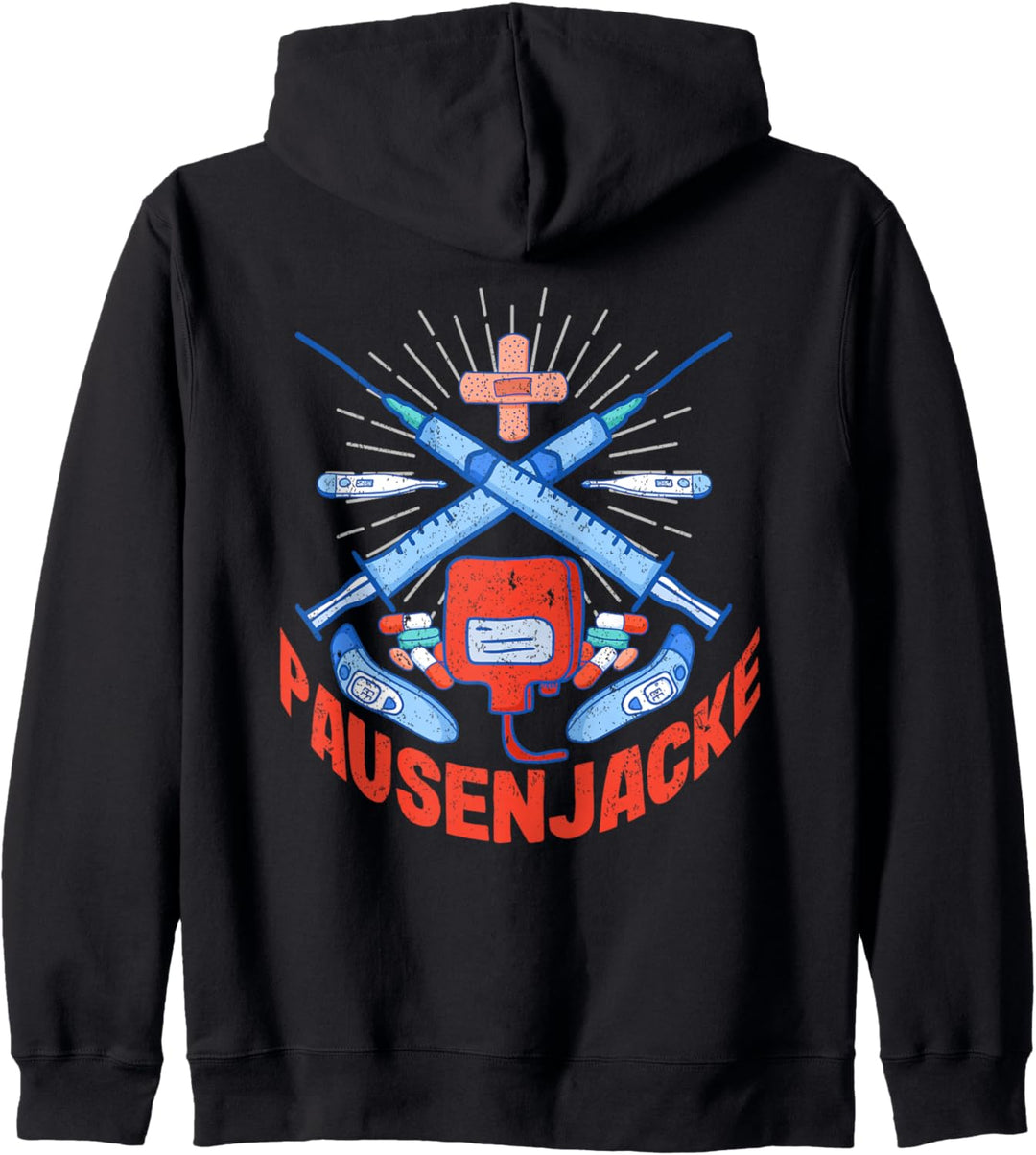 Pausenjacke Krankenschwester Altenpflege Pflegekraft Pflege Kapuzenjacke