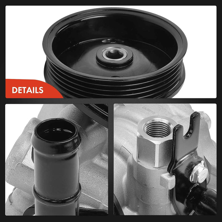 Frankberg Servopumpe Hydraulikpumpe Lenkung Mit Riemenscheibe Kompatibel mit Opirus GH 3.5L Benzin 2