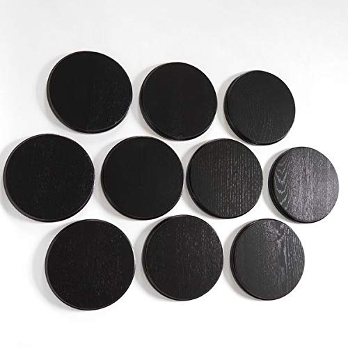 10 Stück Keilerschild Keilerbrett Gewaffbrett Trophäenschild rund dunkel AF 19 cm