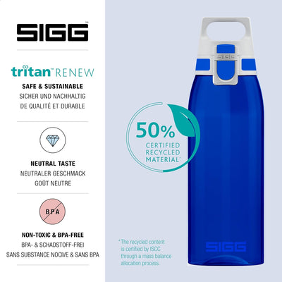 SIGG - Tritan Trinkflasche - Total Color ONE ONE - Für Kohlensäurehaltige Getränke Geeignet - Spülma