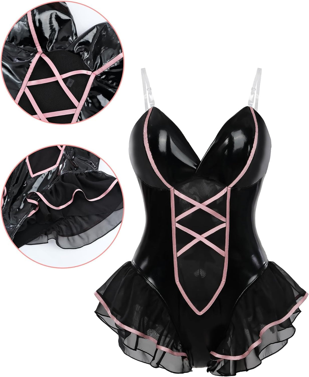 Bunny Kostüm Frauen Girl Sakurajima Mai Cosplay Kostüm Anime Senpai Bunny Suit mit Ohren, S
