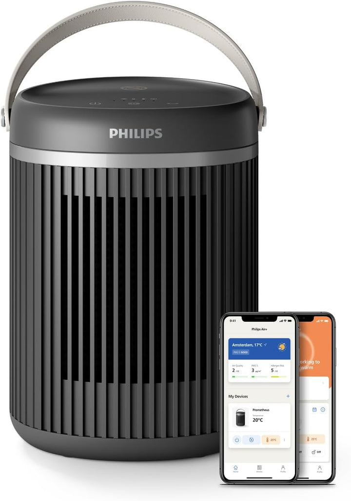 Philips 3000 Series Energy Efficient Connected Fan Heater 2000W, bis zu 50% Energieeinsparung mit Ec