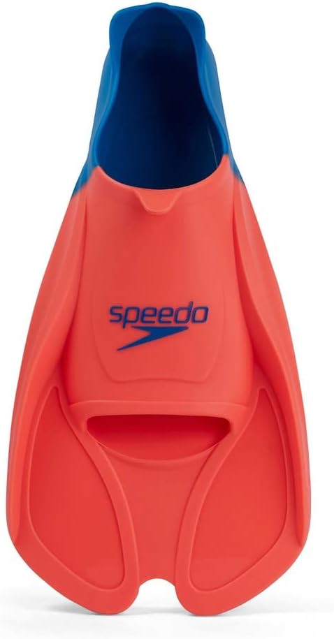 Speedo Unisex-Adult Biofuse Trainingsflossen Training Fin 11-12 Orange/Blau, 11-12 Orange/Blau