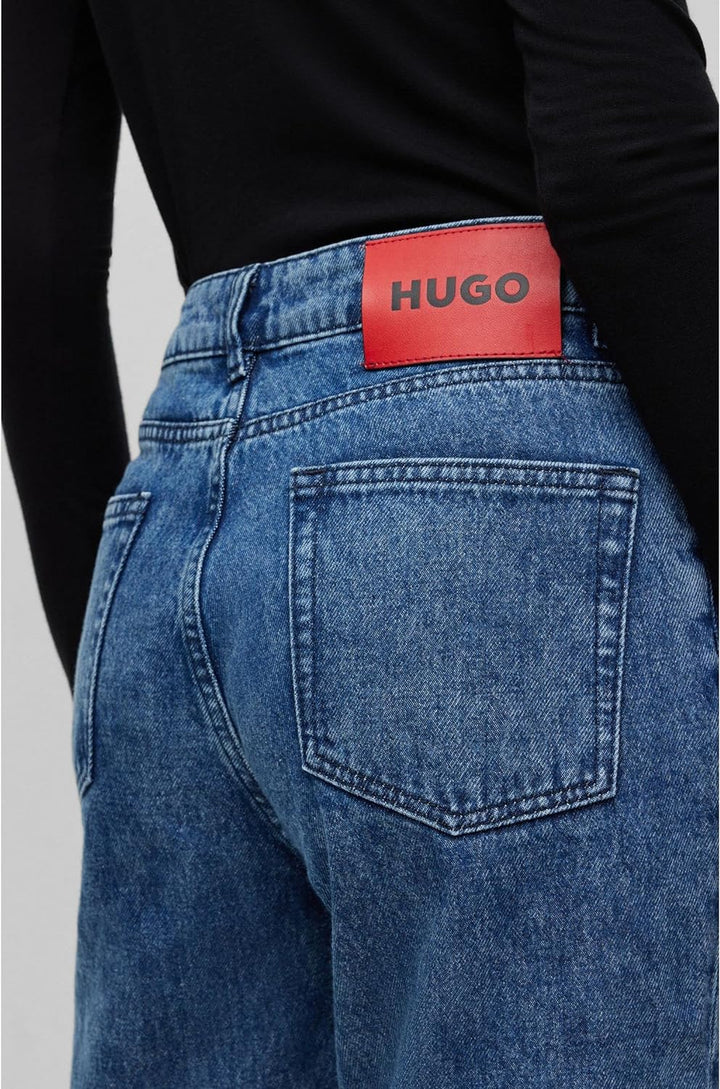 HUGO Damen Gatora Pants, Navy415, 25W / 34L EU