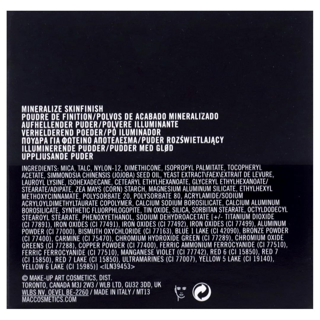MAC Mineralize Skinfinish Natural 10gr Global Glow 10 g (1er Pack), Global Glow 10 g (1er Pack)
