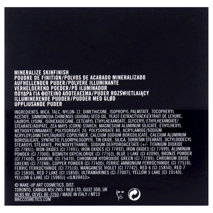 MAC Mineralize Skinfinish Natural 10gr Global Glow 10 g (1er Pack), Global Glow 10 g (1er Pack)