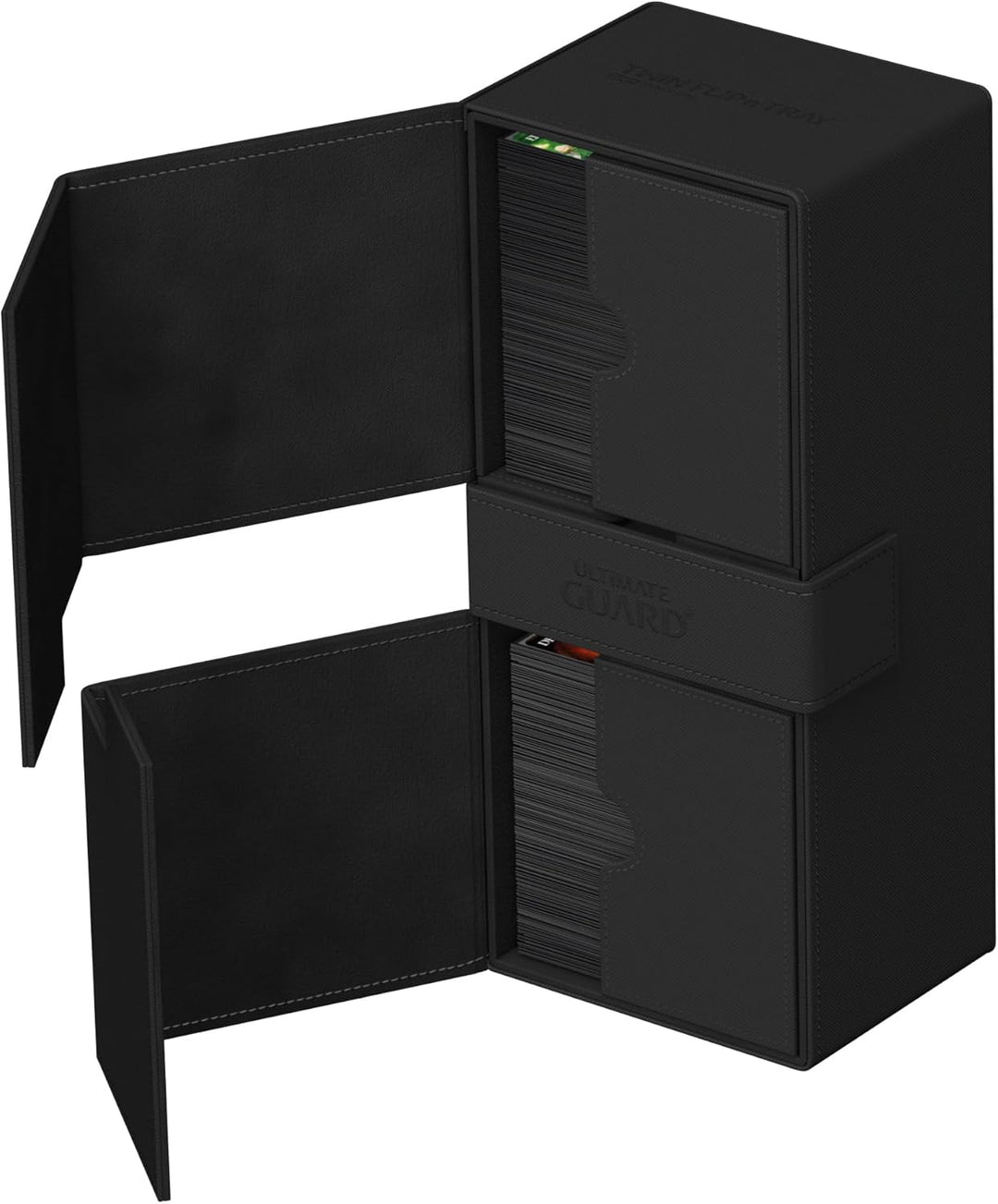 Ultimate Guard Twin Flip`n`Tray 266+ Xenoskin schwarz, Schwarz