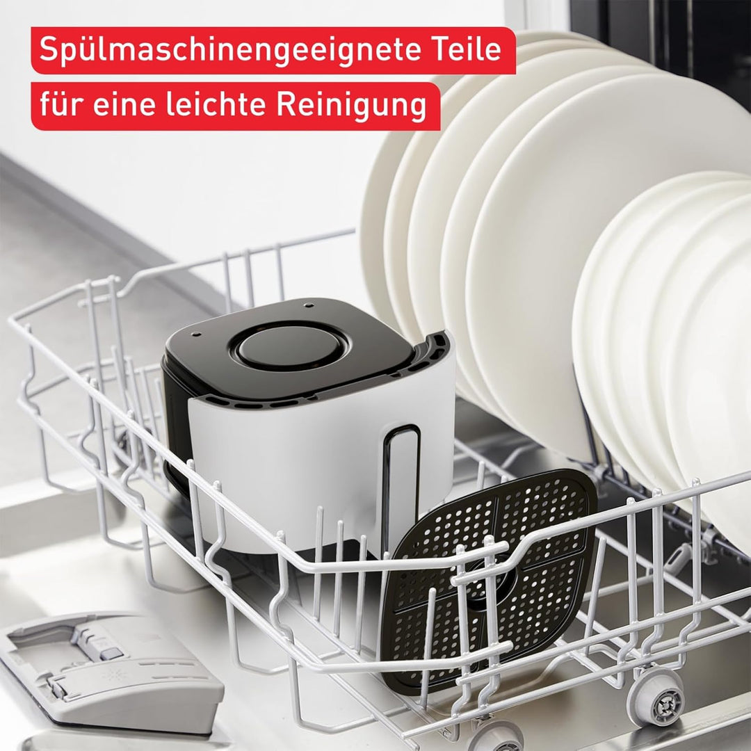 Tefal Easy Fry Compact Heissluftfritteuse/Airfryer 3 L – kompakt für 1–4 Personen, 10 Programme mit