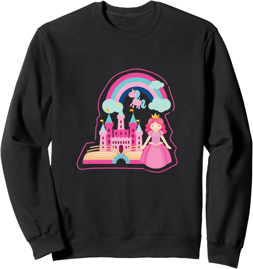 Märchen Magische Prinzessin Schloss Fun Sweatshirt