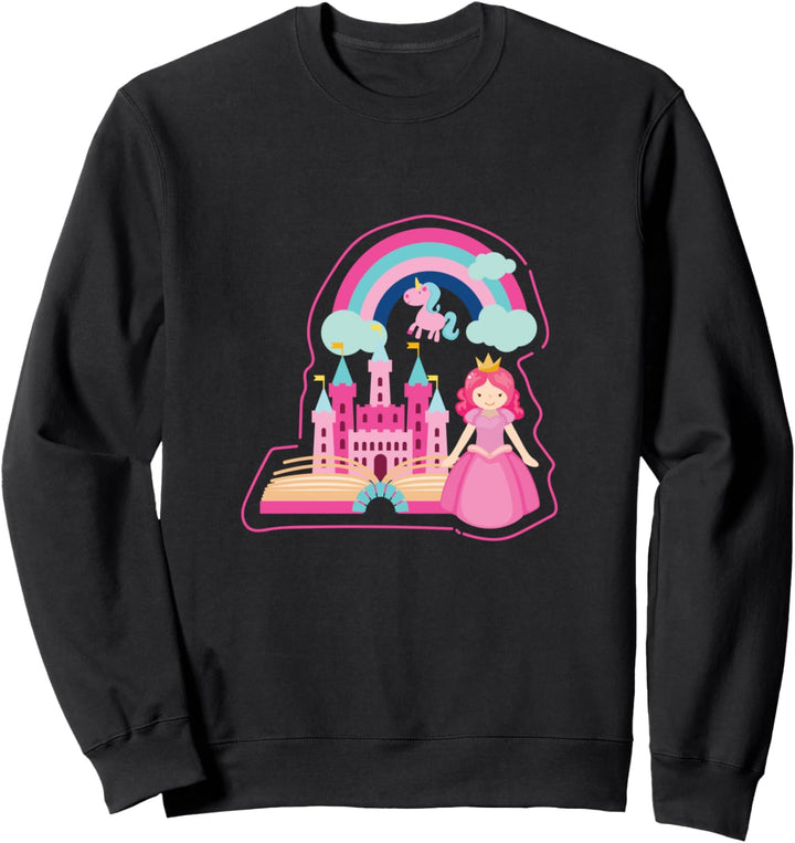 Märchen Magische Prinzessin Schloss Fun Sweatshirt