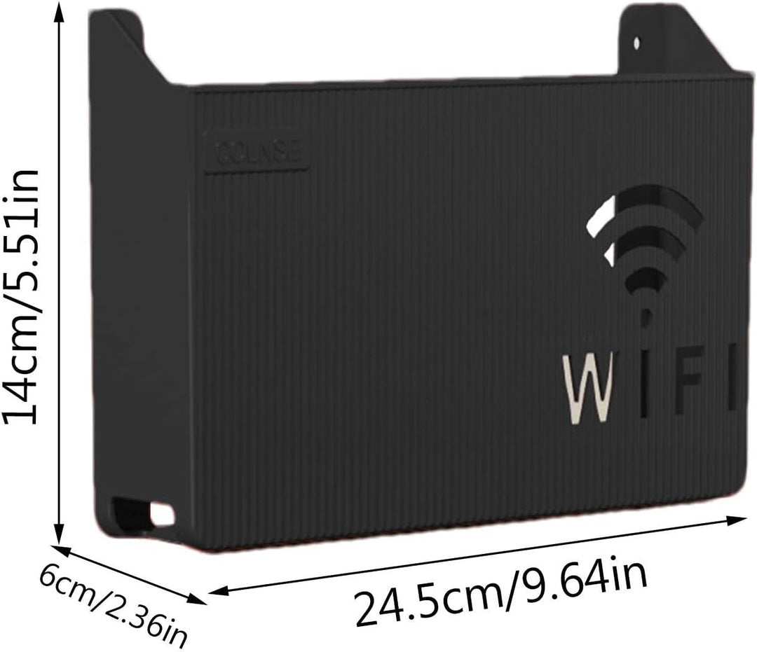 Router-Wandhalterung, Wifi-Router-Aufbewahrungsbox, Router-Wandhalterung, Multifunktions-Router-Aufb