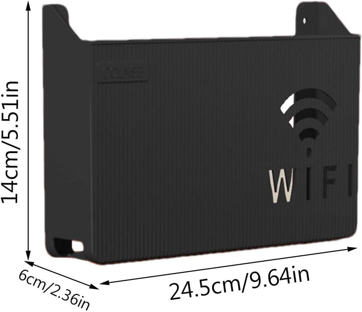 Router-Wandhalterung, Wifi-Router-Aufbewahrungsbox, Router-Wandhalterung, Multifunktions-Router-Aufb