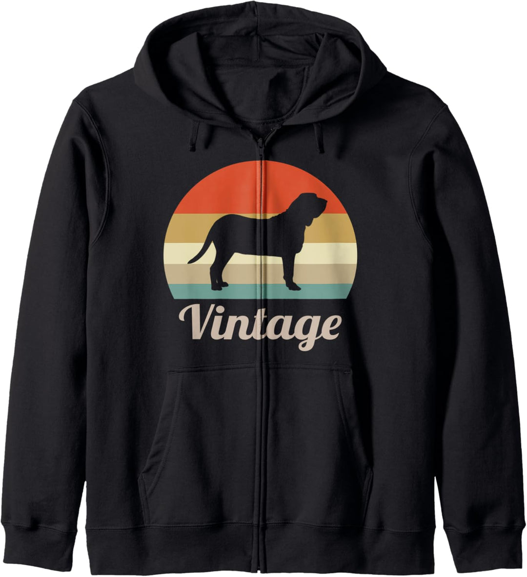 Fila Brasileiro Vintage Retro Style Hunde Kapuzenjacke