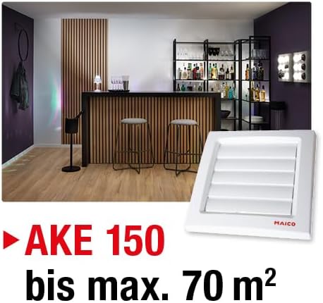 Maico - Original AKE 150/1, Automatische Kellerentfeuchtung, Kleinraumventilator, für Keller bzw. Ke