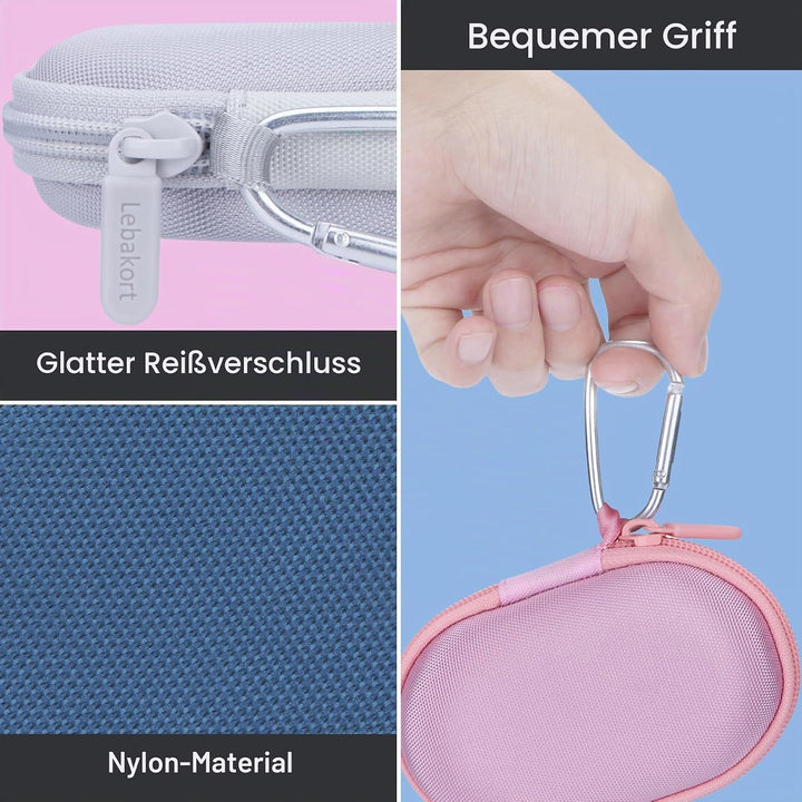 Hart Reise Schutz Hülle Etui Tasche für Logitech Pebble Mouse 2 M350s M350 M355 i345 Schlanke Kabell