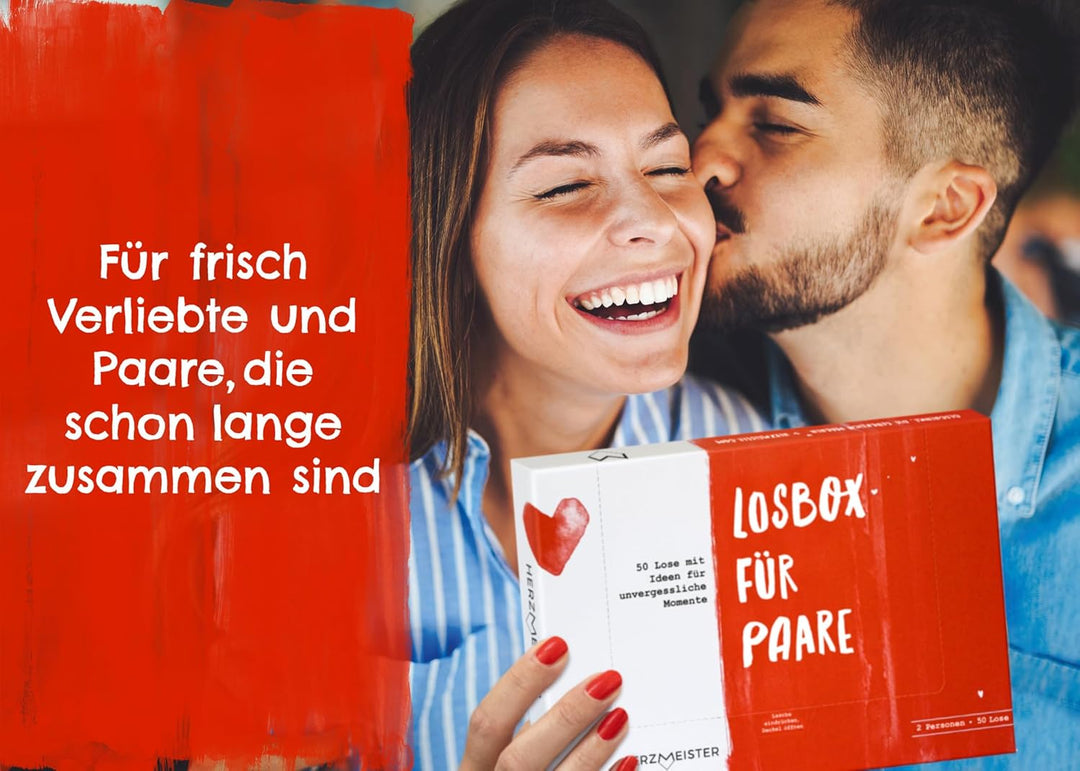 Losbox für Paare - Das Geschenk für unvergessliche Momente - 50 Lose mit Ideen für Spiel, Spass & vi