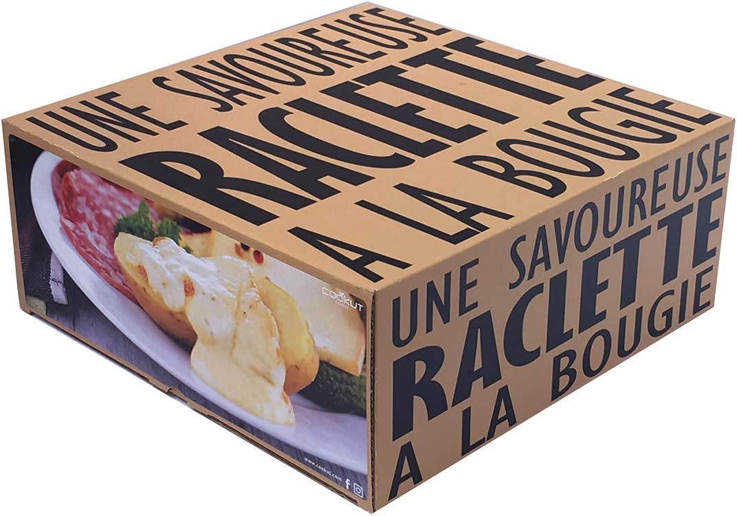 Cookut Lumi Raclette-Set, Metall, Schwarz, 4