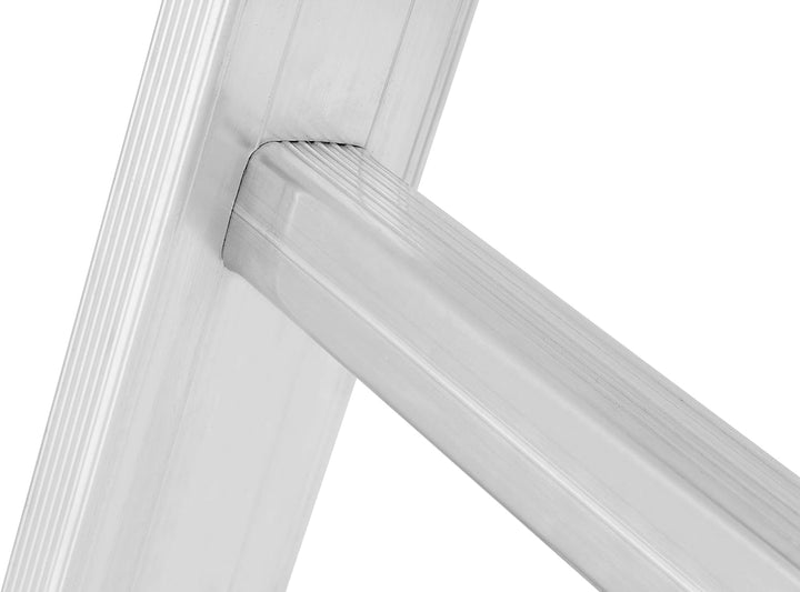 Hymer 402310 Sprossenstehleiter beidseitig begehbar, 2x5 Sprossen